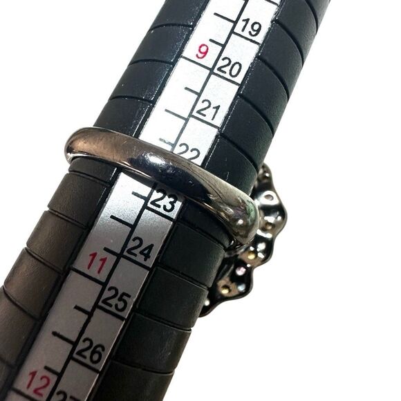 Michelle Albala Sterling Silver & 18k Gold Vermeil Multi-Gemstone Statement Ring - Picture 9 of 14